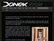 Tablet Screenshot of donektools.com